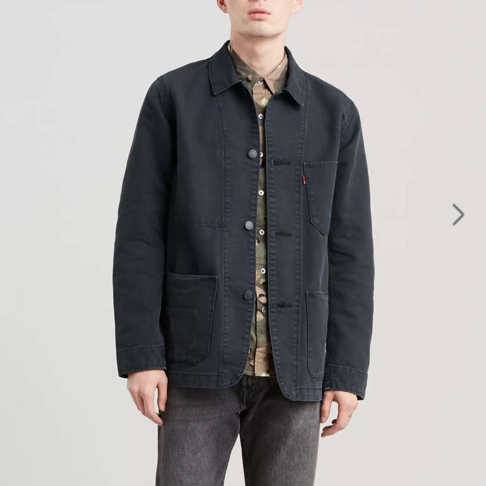 Levi's Black Men's Workwear Chore Jacket